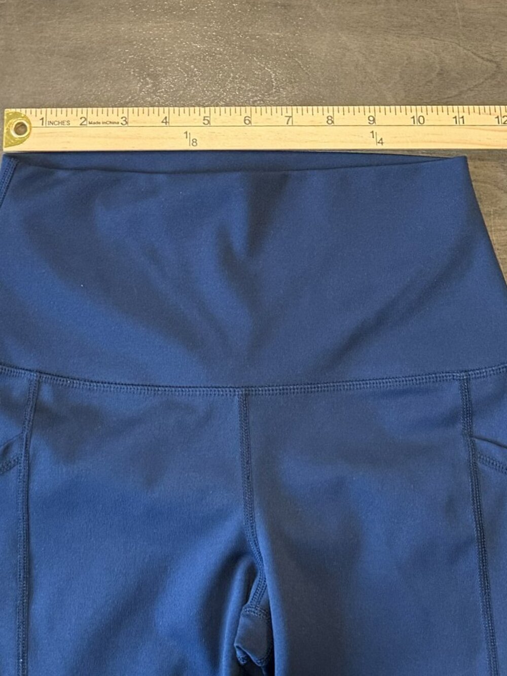 Yogalicious Lux Women's Small Navy Yoga Pants Athletic Leggings with Pockets - Picture 5 of 7